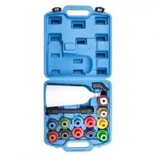 Lejek do wlewania oleju z korkami 15 elementów