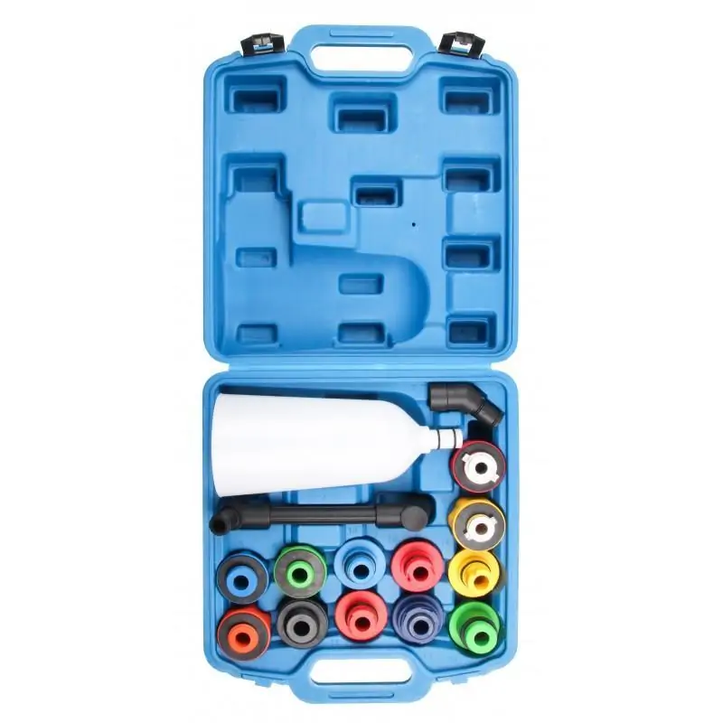 Lejek do wlewania oleju z korkami 15 elementów