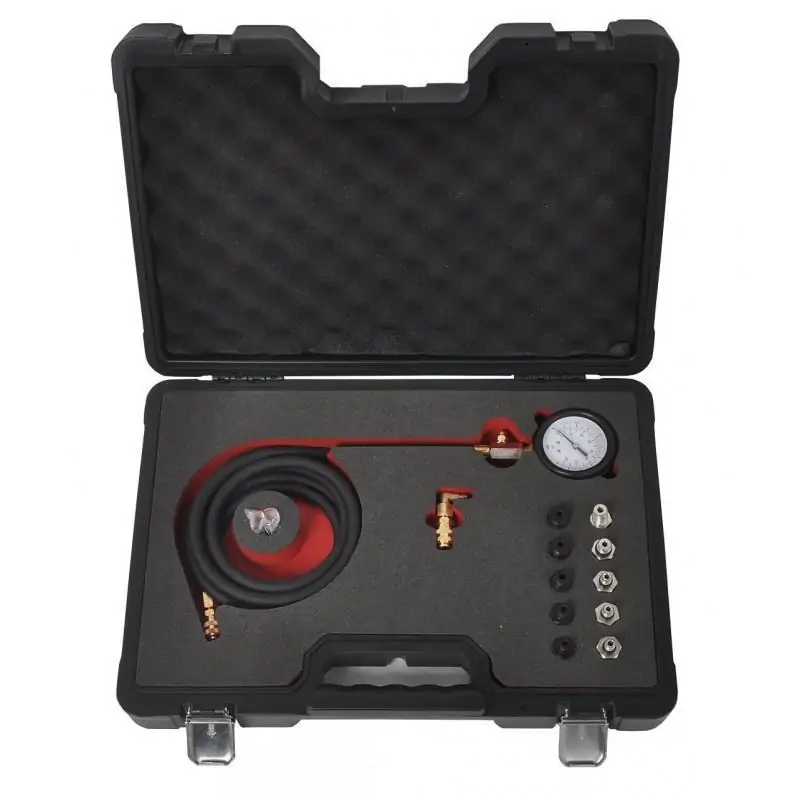 Miernik ciśnienia oleju z końcówkami 0-8Bar