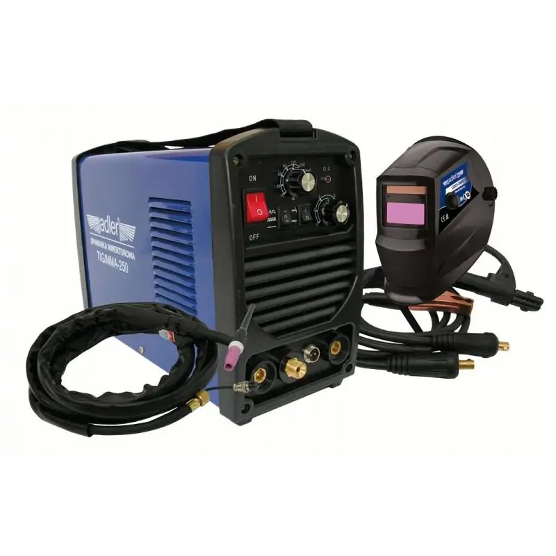 Adler TIG/MMA-250 Spawarka inwertorowa +LIDER-500T