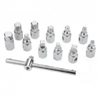 Zestaw kluczy do korków spustowych 12 części