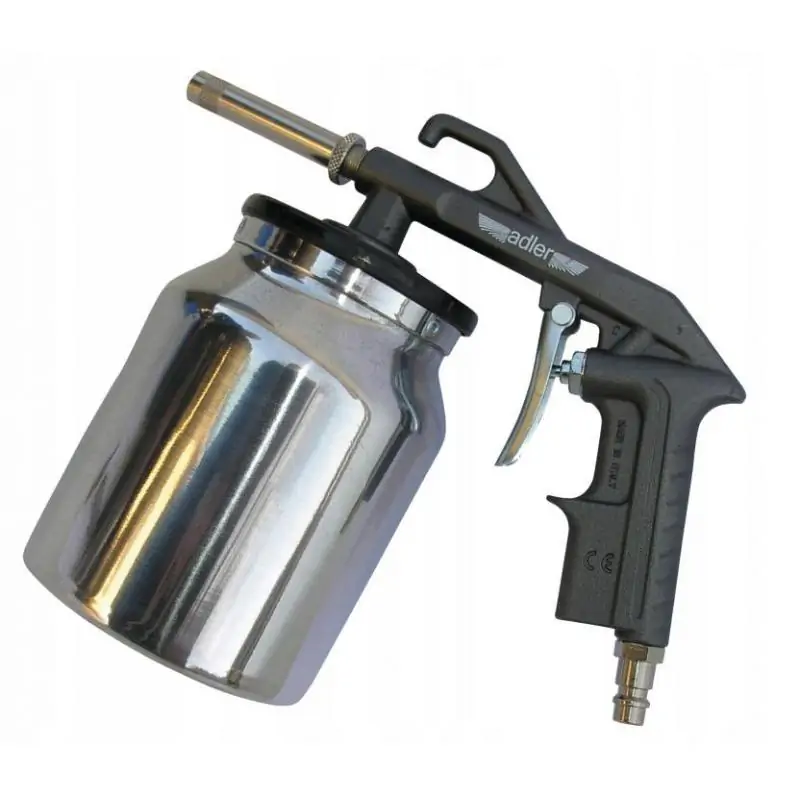 Adler Pistolet do piaskowania ze zbiornikiem