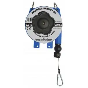 BALANSER LINKOWY 2M Z REGULACJĄ MASY 2-3KG ADLER